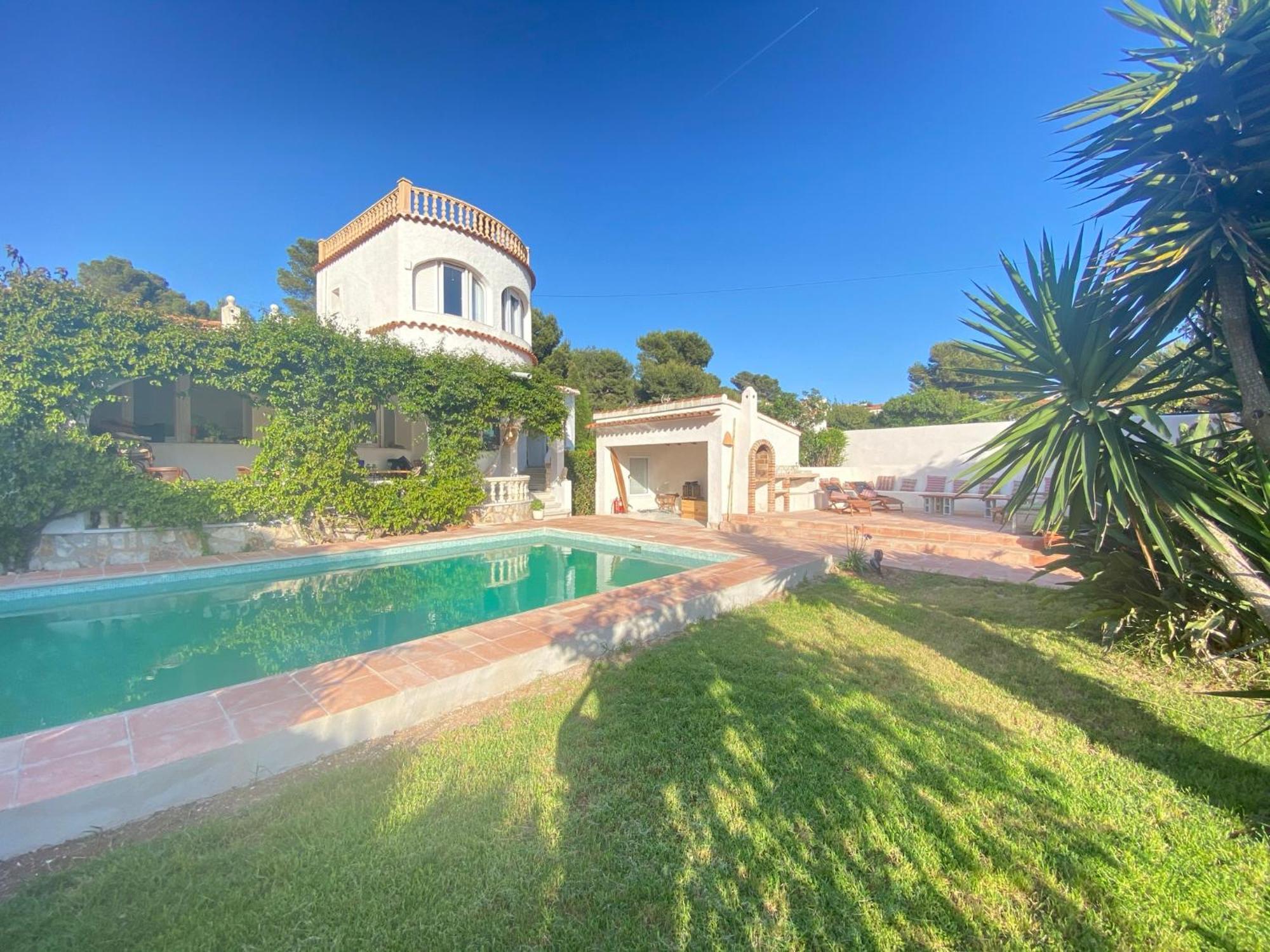Beautiful Villa With Pool, Barbecue, And Garden Jávea Exterior foto